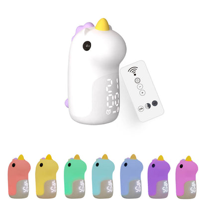 Vivolux | Unilora DreamLight Wecker | Einhorn Design | Timer & LED Nachtlicht | Kinderzimmer-Deko