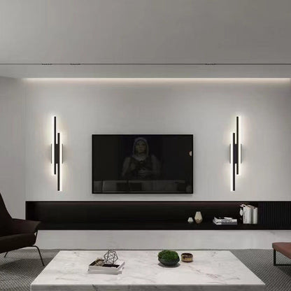 Vivolux | LuxLine Moderne LED Wandlampe | Minimalistisches Design | Eisen & Acryl | Dimmbares Licht