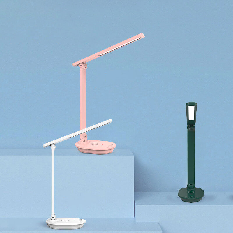 Vivolux | Moderne doppelte faltbare Augenpflege kabellose wiederaufladbare LED Schreibtischlampe