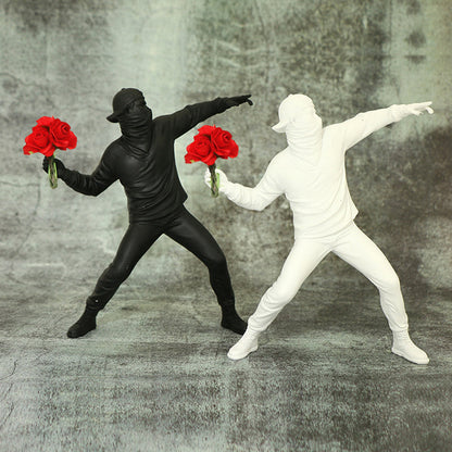 Vivolux | Banksy Flower Rioter Ornament