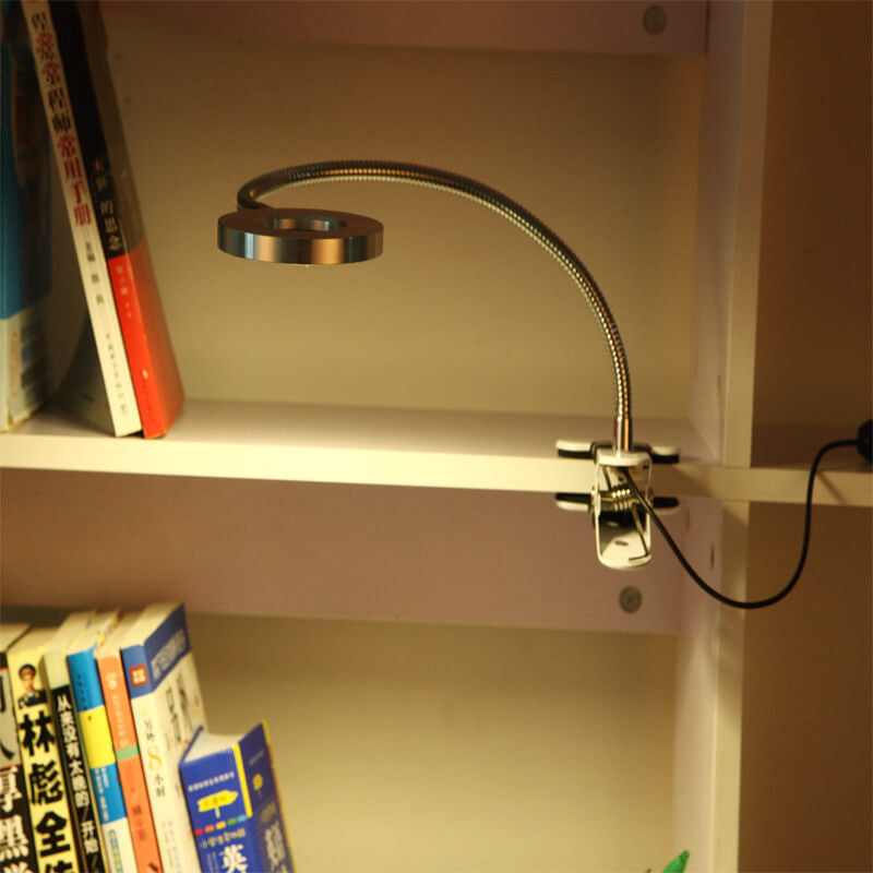 Vivolux | Kreative einfache USB Hose Knopf LED Lesen Clip Schreibtischlampe