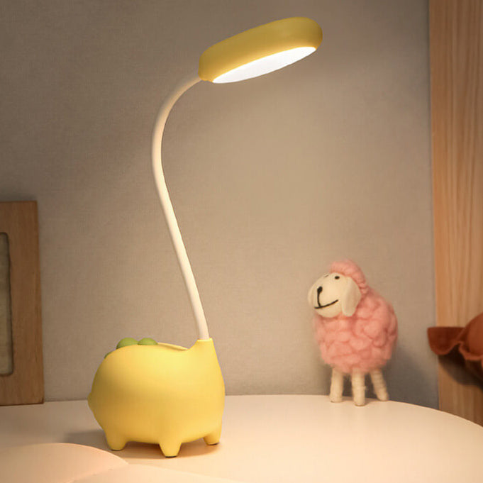 Vivolux | DinoGlow Kinder LED-Schreibtischlampe | Augenfreundlich | Wiederaufladbar | Perfekt fürs Kinderzimmer