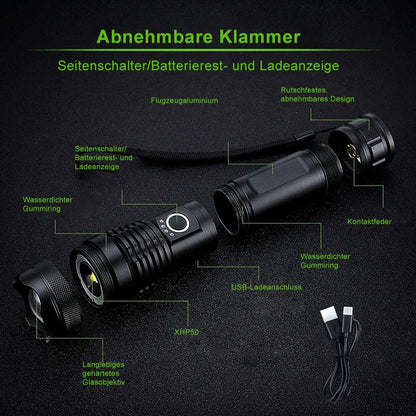 Vivolux | Wasserdichte militärische Lasertaschenlampe