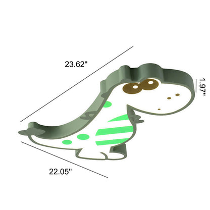 Vivolux | DinoBright LED Deckenleuchte | Kreatives Dinosaurier-Design | Kinderzimmerlampe | Warm- & Weißlicht | Dimmbar