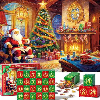 Vivolux | 1000PCS Weihnachten Puzzle Adventskalender - Weihnachtsgeschenk