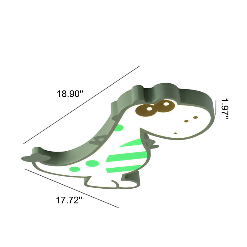 Vivolux | DinoBright LED Deckenleuchte | Kreatives Dinosaurier-Design | Kinderzimmerlampe | Warm- & Weißlicht | Dimmbar