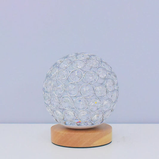 Vivolux | Modern Minimalist Runde USB wiederaufladbare LED Nachttischlampe