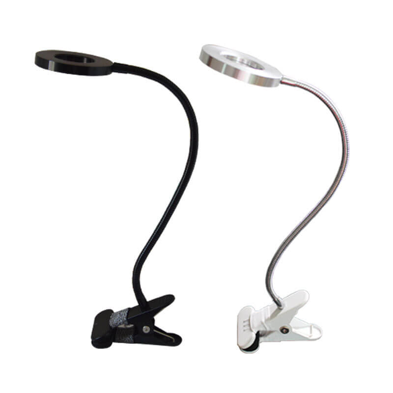 Vivolux | Kreative einfache USB Hose Knopf LED Lesen Clip Schreibtischlampe