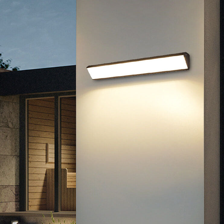 Vivolux | AquaBar Moderne LED Außenwandleuchte | Aluminium & Acryl | Langlebig & Wasserdicht | Warmweiß | Verschiedene Größen