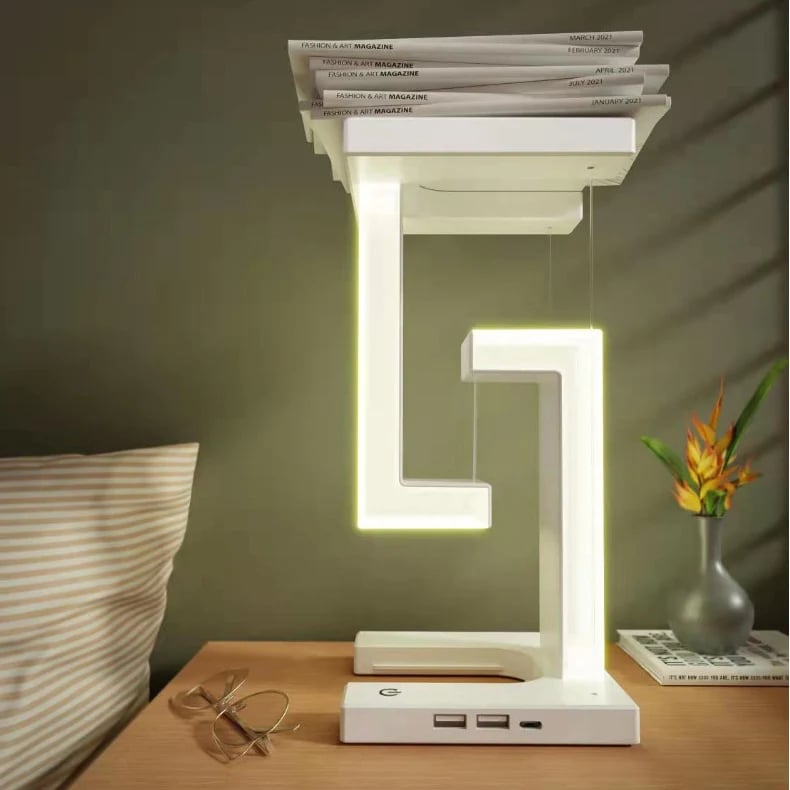 Vivolux | Drahtloses Ladegerät - GlowCharge - Schnellladung - Magische Atmosphäre im Zimmer
