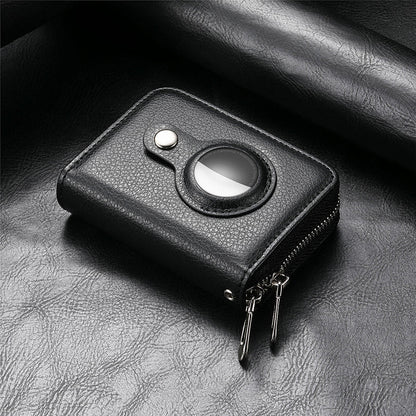 Vivolux | Intelligente AirTag-Reißverschluss-RFID-Leder-Geldbörse