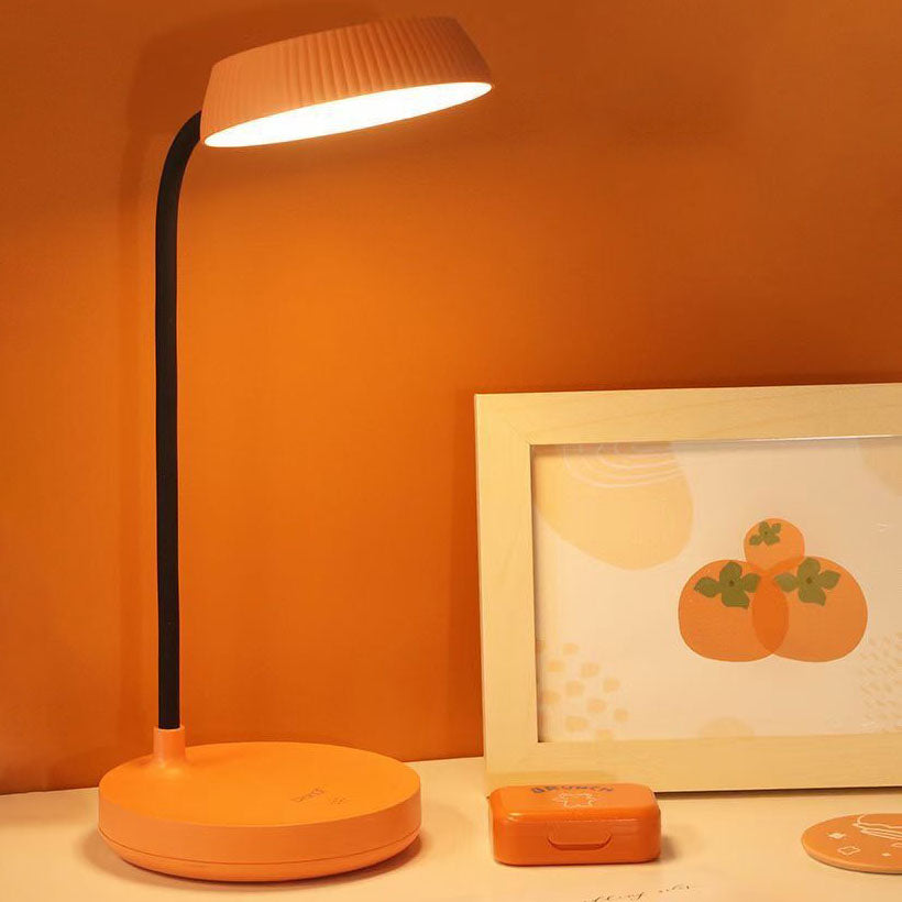 Vivolux | Nordic Minimalist Rundplatte LED Touch Augenschutz USB Schreibtischlampe