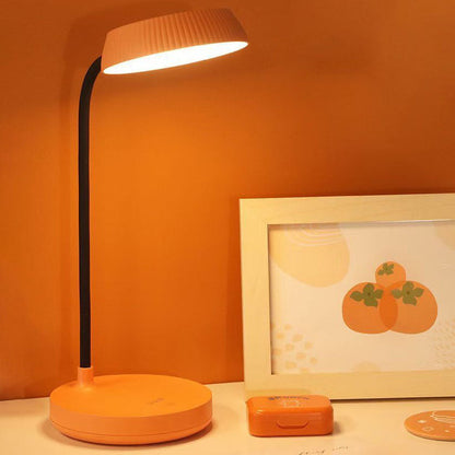 Vivolux | Nordic Minimalist Rundplatte LED Touch Augenschutz USB Schreibtischlampe