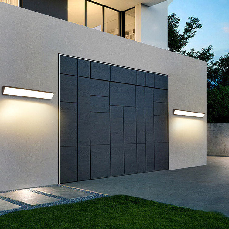 Vivolux | AquaBar Moderne LED Außenwandleuchte | Aluminium & Acryl | Langlebig & Wasserdicht | Warmweiß | Verschiedene Größen