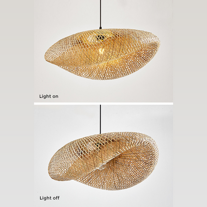 Vivolux | Rattan Gewebtes Bambus -Pendellicht - Led - Licht