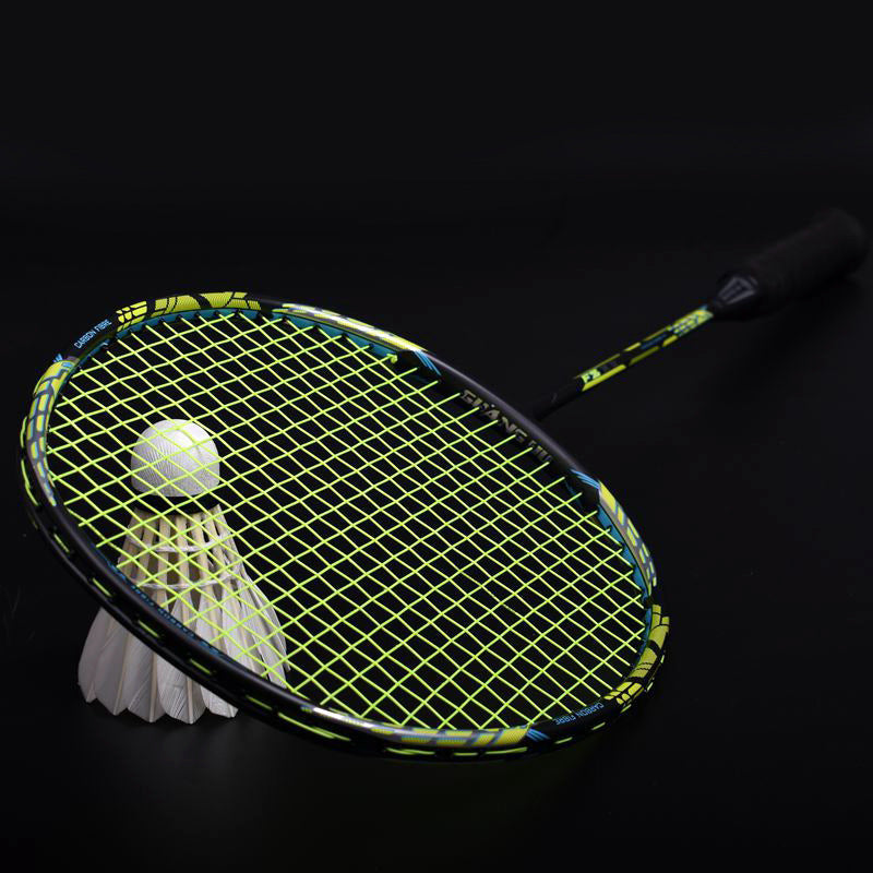 Offensive Badmintonschläger mit sekundärer Verstärkung aus 32 Pfund Kohlefaser