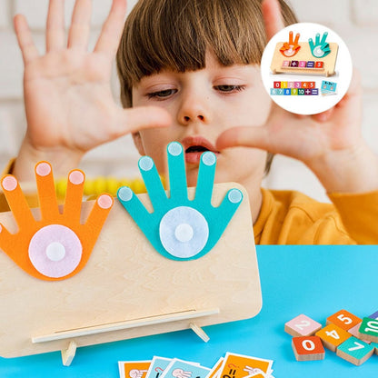 Vivolux | 1 Set Fingerzählen-Mathematik Montessori-Spielzeuge