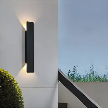 Licht - Moderne wetterfeste LED-Wandleuchte aus Aluminium für den Außenbereich