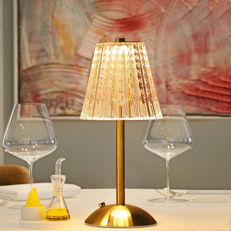 Vivolux | AuraGlow Tischlampe - Wiederaufladbare LED-Lampe mit Dimmfunktion