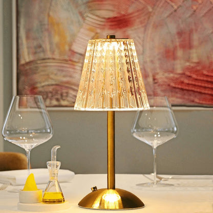 Vivolux | AuraGlow Tischlampe - Wiederaufladbare LED-Lampe mit Dimmfunktion