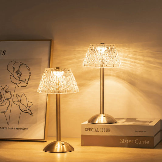 Vivolux | AuraGlow Tischlampe - Wiederaufladbare LED-Lampe mit Dimmfunktion