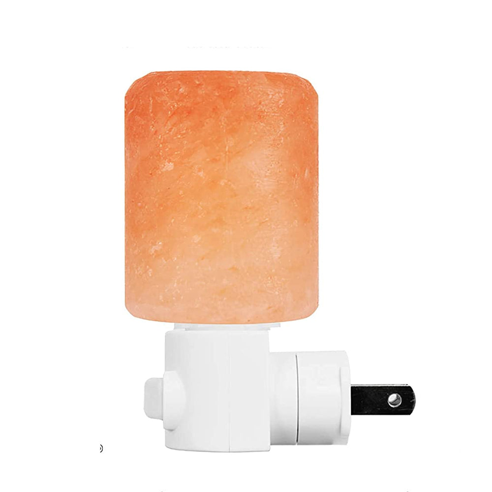 Vivolux | Naturkristall Himalaya Salzlampe | Stecker Nachttischlampe