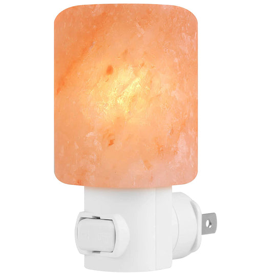 Vivolux | Naturkristall Himalaya Salzlampe | Stecker Nachttischlampe