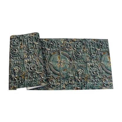 Vivolux | 3D-Druck Metallische Schnitztapete für Thema Restaurant Dekoration in neutraler Farbe, 33' x 20,5"