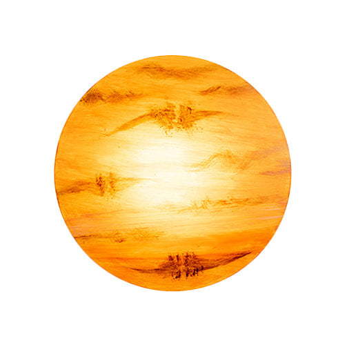 Vivolux | Wohnzimmer Flach Planet Wandlicht Acryl Modern Kreativ Mehrfarben Wandlampe