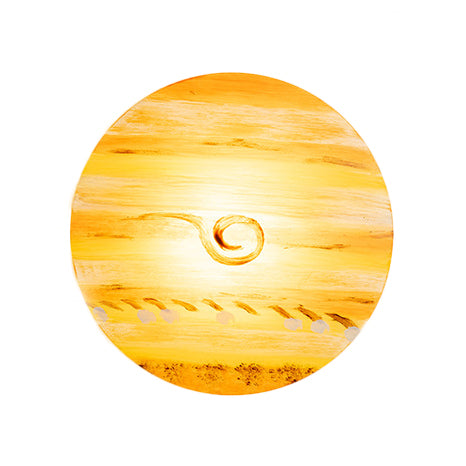 Vivolux | Wohnzimmer Flach Planet Wandlicht Acryl Modern Kreativ Mehrfarben Wandlampe