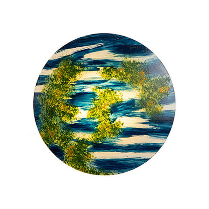Vivolux | Wohnzimmer Flach Planet Wandlicht Acryl Modern Kreativ Mehrfarben Wandlampe