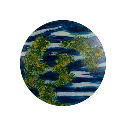 Vivolux | Wohnzimmer Flach Planet Wandlicht Acryl Modern Kreativ Mehrfarben Wandlampe