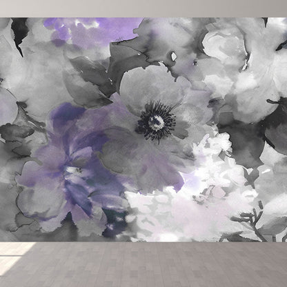 Vivolux | Natuurlijke kleur Bloeiende bloemen wandbeschildering Vochtbestendige wandkunst voor gastenverblijf decor