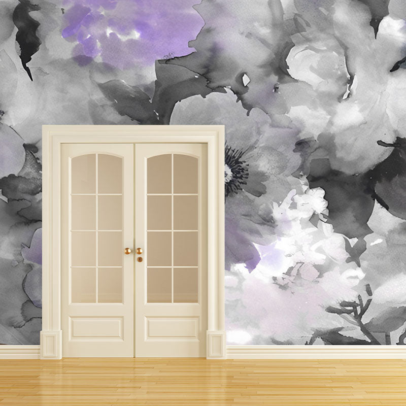 Vivolux | Natuurlijke kleur Bloeiende bloemen wandbeschildering Vochtbestendige wandkunst voor gastenverblijf decor