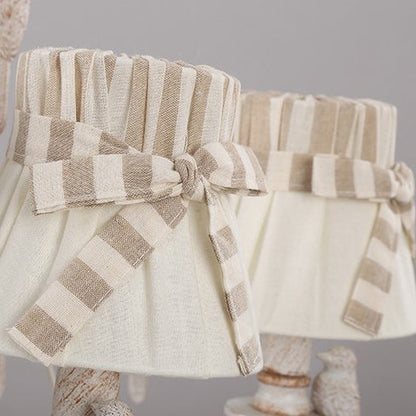 Vivolux | Kreative Rockförmige Wandlampe mit Vogel 1 Licht Harz Stoff Wandleuchte in Beige für den Kindergarten