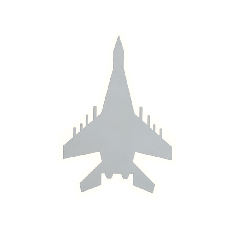 Vivolux | Jet Kids Schlafzimmer Flush Mount Wand Sconces Acryl Cartoon LED Wandmontage Beleuchtung in Weiß/Blau