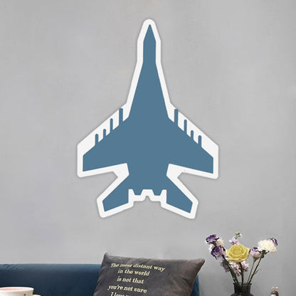 Vivolux | Jet Kids Schlafzimmer Flush Mount Wand Sconces Acryl Cartoon LED Wandmontage Beleuchtung in Weiß/Blau