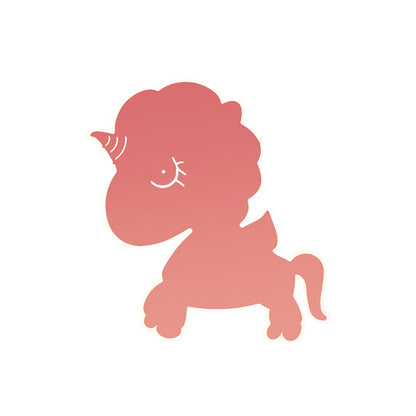 Vivolux | Eenhoorn Wandgemonteerde Lichtarmatuur Cartoon IJzer Roze/Blauw/Wit LED Flush Mount Wandlamp voor Kinderkamer