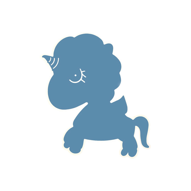Vivolux | Eenhoorn Wandgemonteerde Lichtarmatuur Cartoon IJzer Roze/Blauw/Wit LED Flush Mount Wandlamp voor Kinderkamer