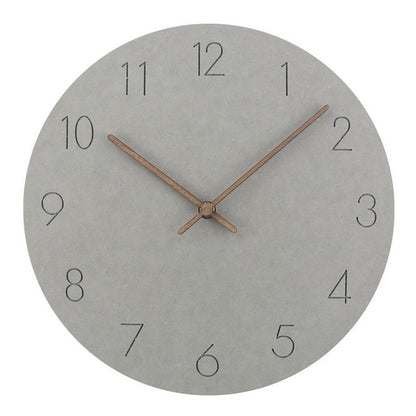 Minimalistische nordische Wanddekoration-Stille Uhr 29 cm