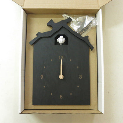 Vivolux | Cuckoo Pendelstille Wanduhr für das Wohnzimmer 12 Zoll