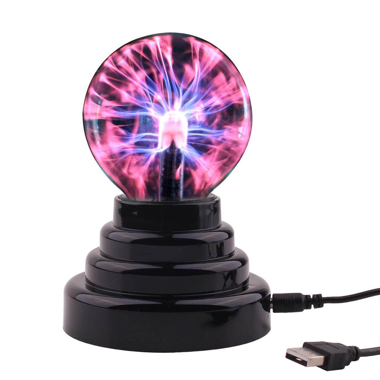 Vivolux | Magische elektrostatistische Ionenkugel Licht Blitze Ball Nachtlicht Ambientelampe