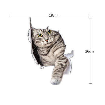 Vivolux | 3D-Simulation Süße kreative Autoaufkleber