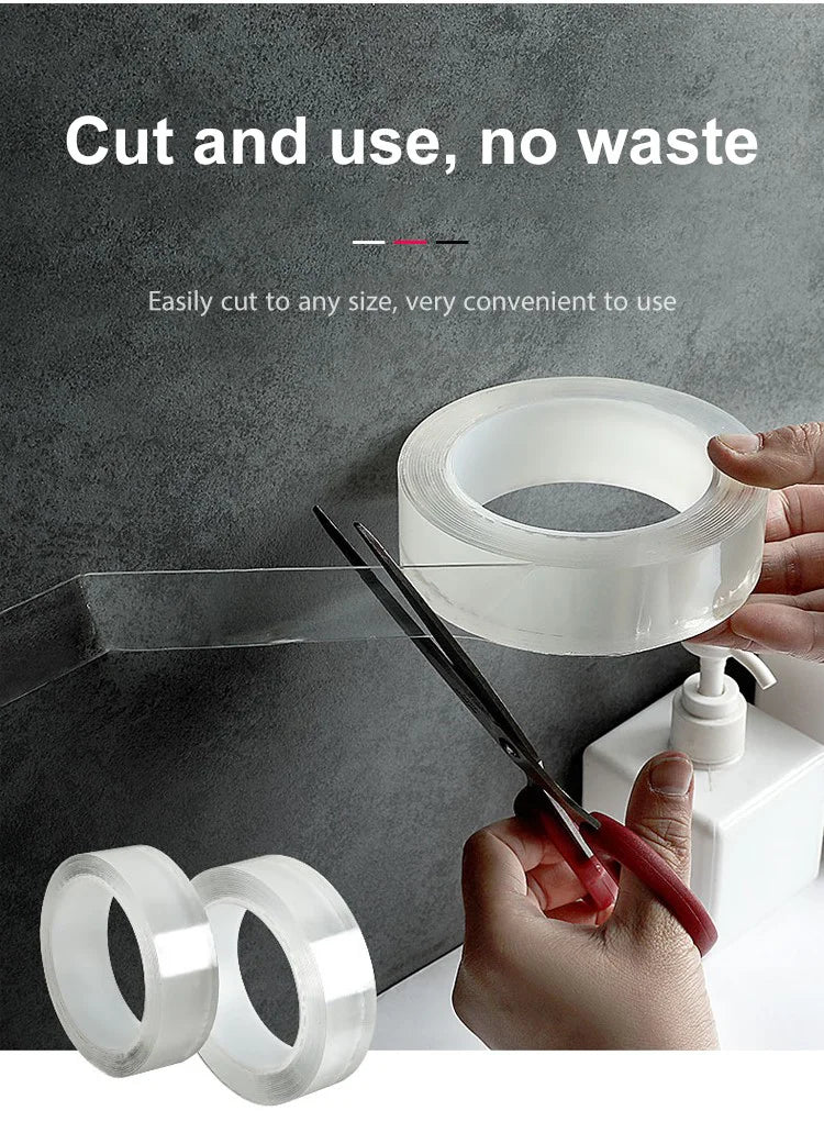 Vivolux | Wiederverwendbares doppelseitiges, spurloses Klebeband