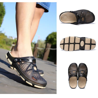 Vivolux | Herren Strandsandalen Atmungsaktiv Mesh Strand Pantoffel