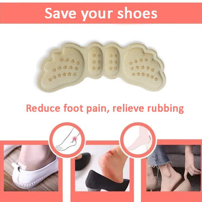 Vivolux Rutschfestes Fersenpolster- selbstklebende Schuheinlagen