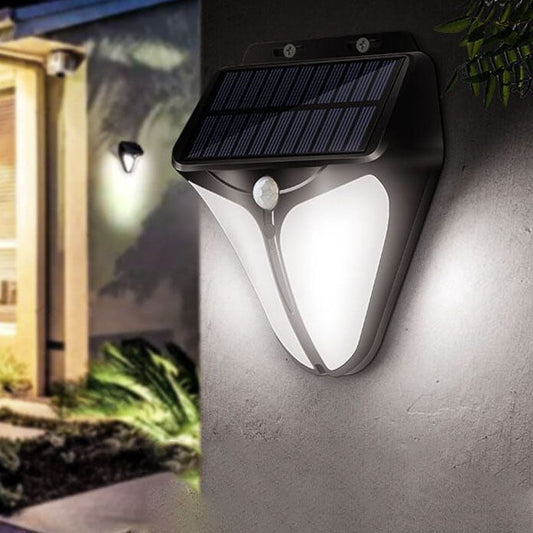 Vivolux | Solar Intelligente Dreieck Außen wasserdichte Körper Sensor Patio LED Wandleuchte