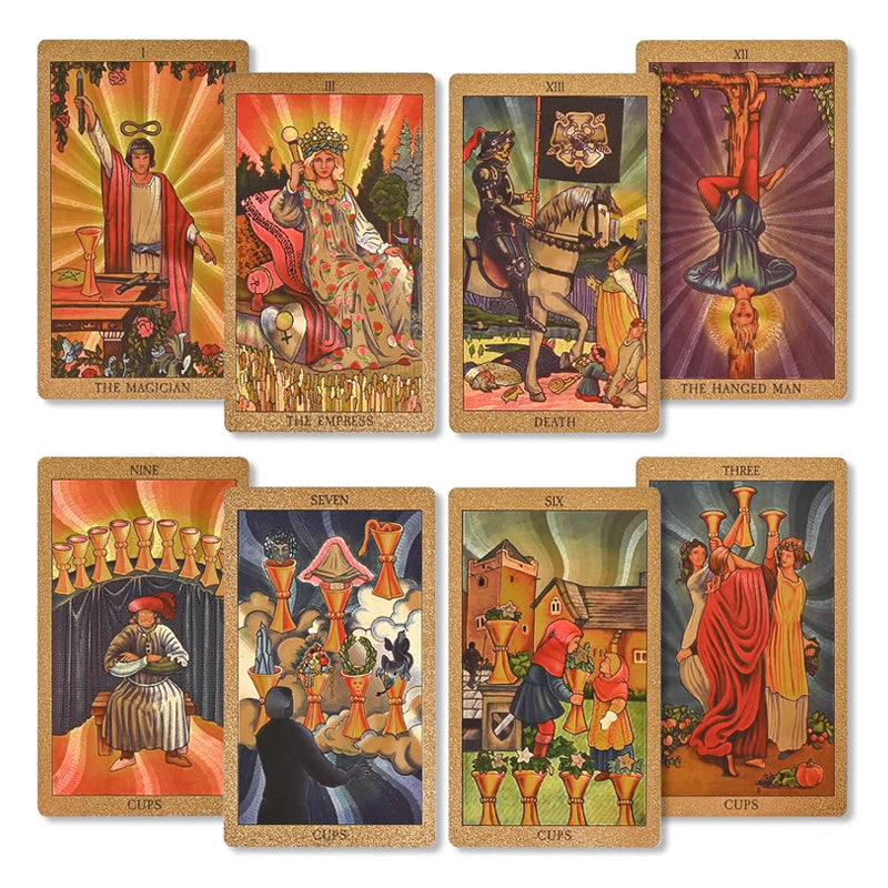 Entdecken Sie die mystische Welt des Tarot Gold Foil Tarot