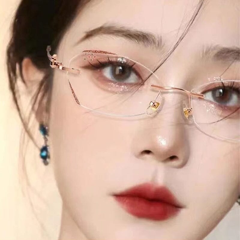 Vivolux | Modische randlose Anti-Blaulicht Lesebrille