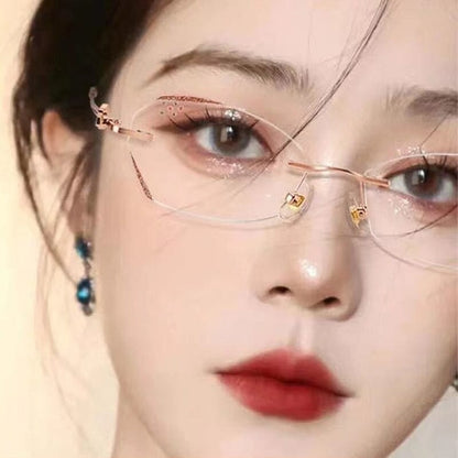 Vivolux | Modische randlose Anti-Blaulicht Lesebrille